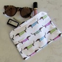 Sausage Dog Zip Purse